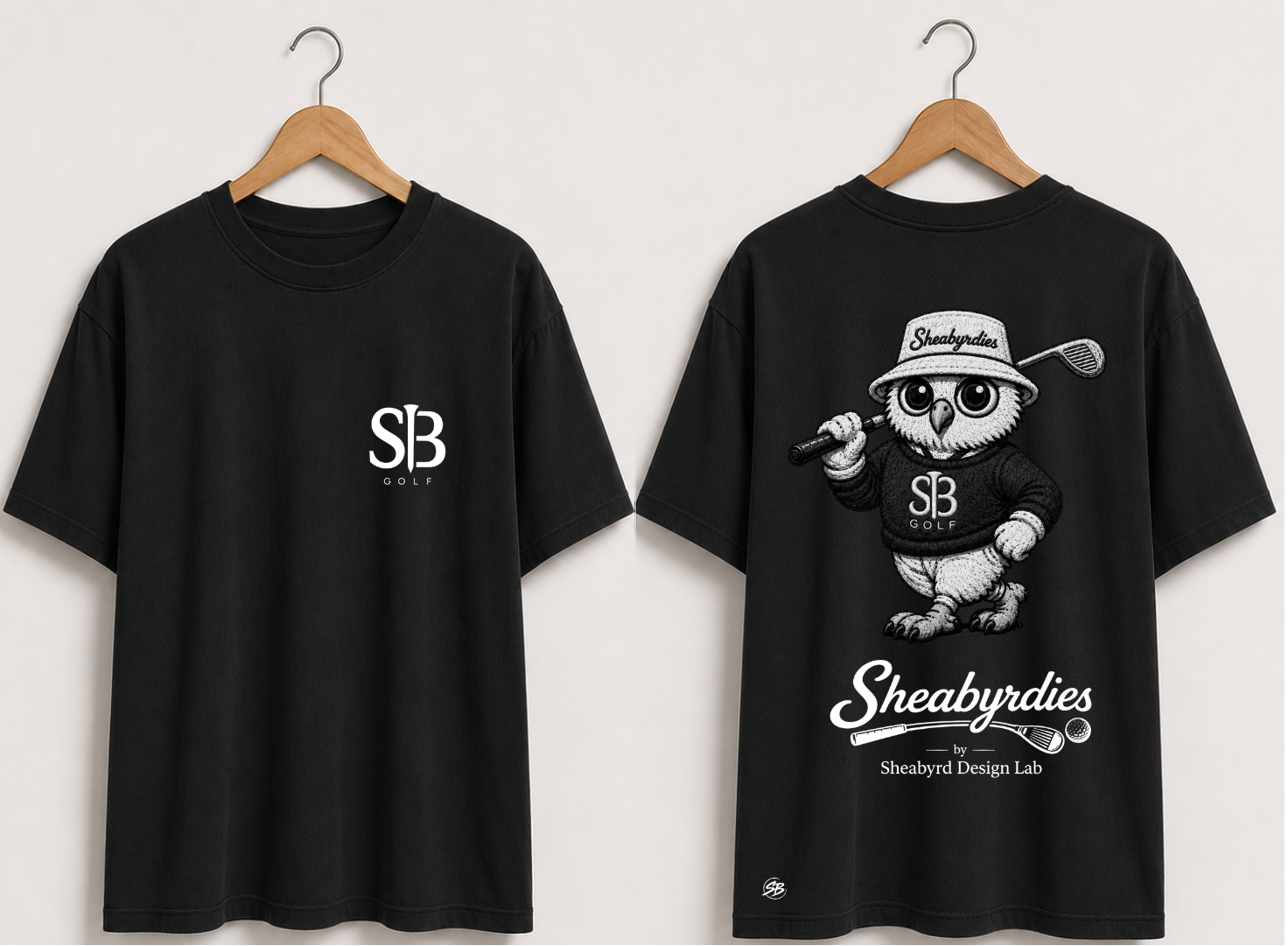 Sheabyrdies Golf T-Shirt | Premium 100% Cotton Golf Tee | Sheabyrdies by Sheabyrd Design Lab