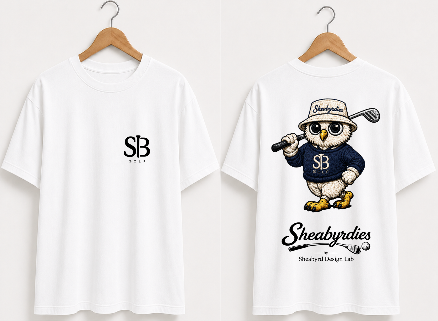 Sheabyrdies Golf T-Shirt | Premium 100% Cotton Golf Tee | Sheabyrdies by Sheabyrd Design Lab