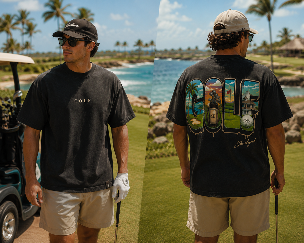 Sheabyrdies Premium Graphic Golf Tee | Performance Golf T-Shirt | Sheabyrd Design Lab