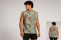 Washington Outline Cut-Off Tank | Premium Oversized Sleeveless Tee