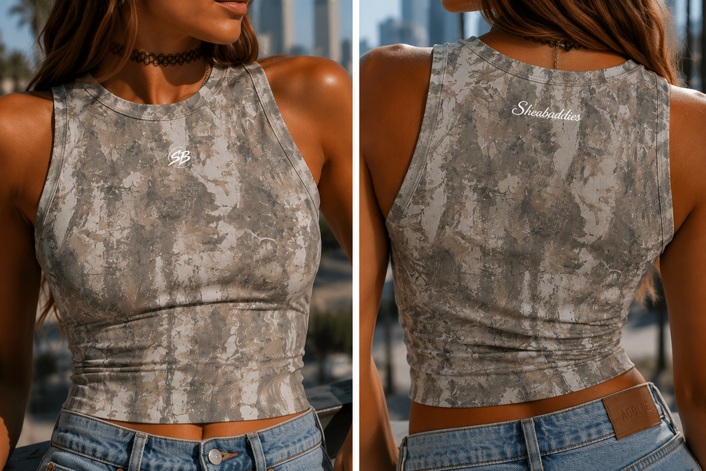 Sheabaddies Performance Crop Tank | Sheabaddies™ by Sheabyrd Design Lab