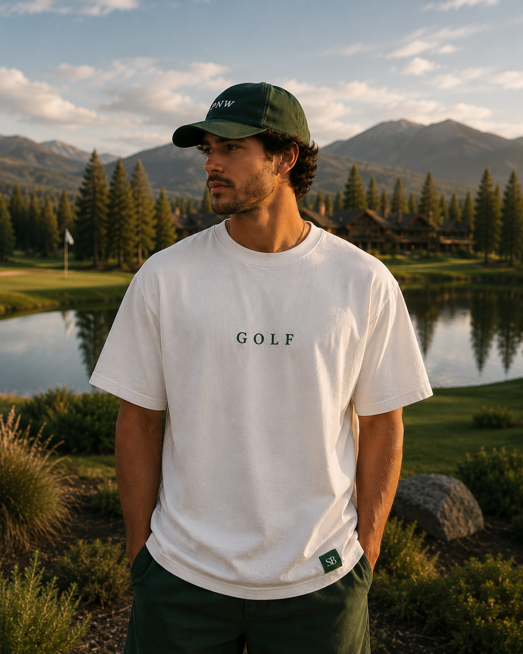 GOLF | Washington Pacific Northwest Graphic Golf Tee | Sheabyrdies by Sheabyrd Design Lab