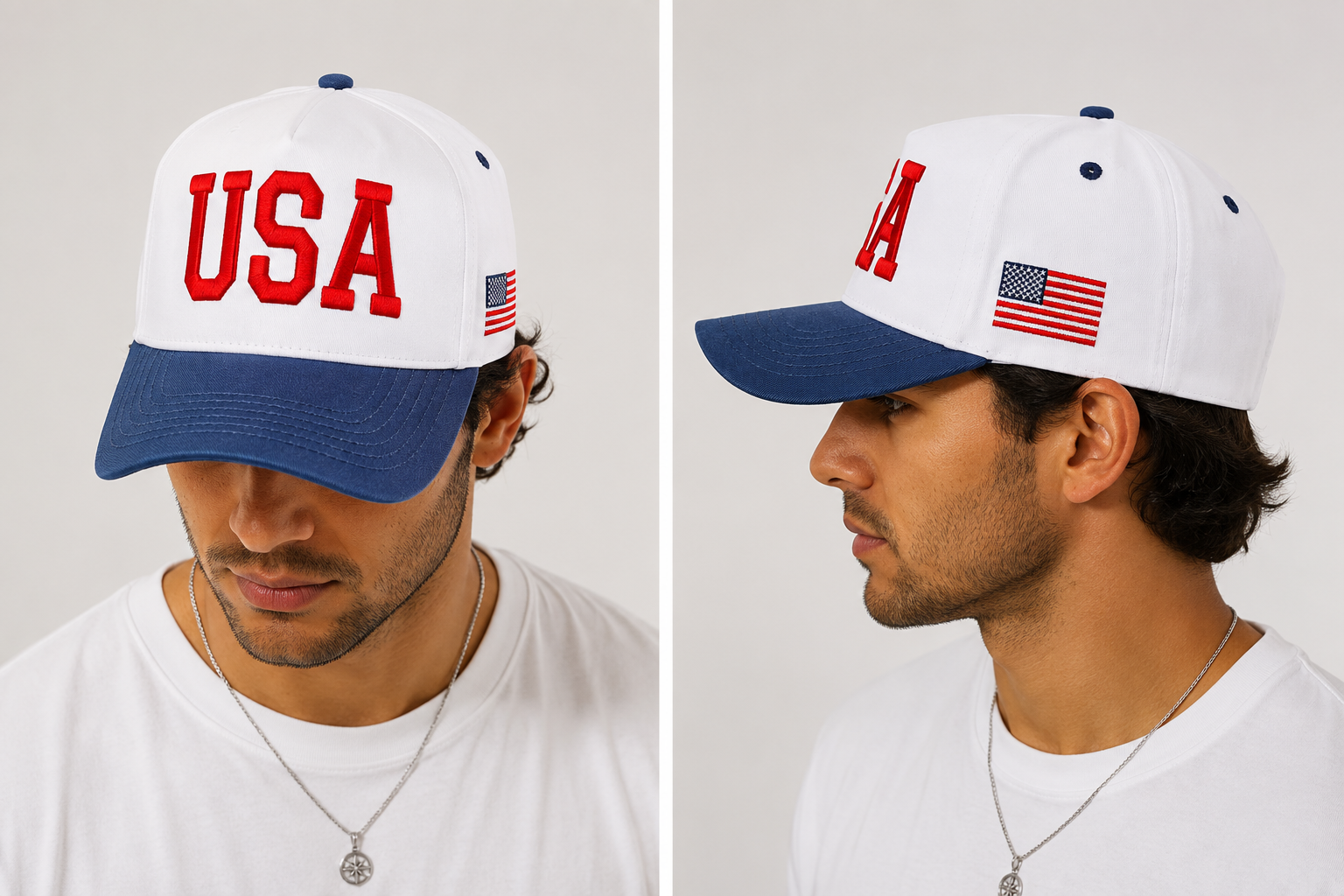 USA I Structured Snapback Hat | Premium Cap | Sheabyrd Design Lab