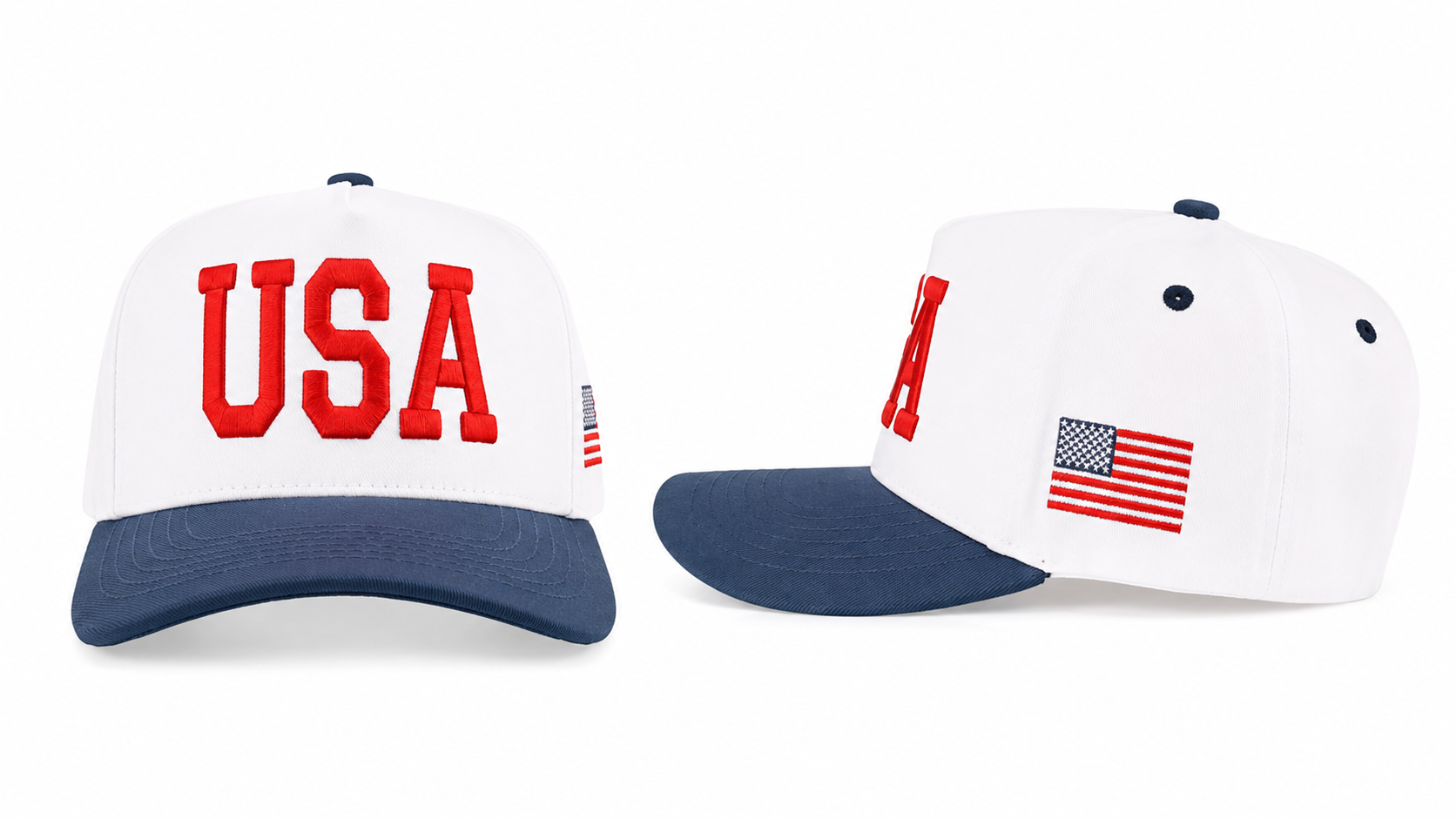 USA I Structured Snapback Hat | Premium Cap | Sheabyrd Design Lab