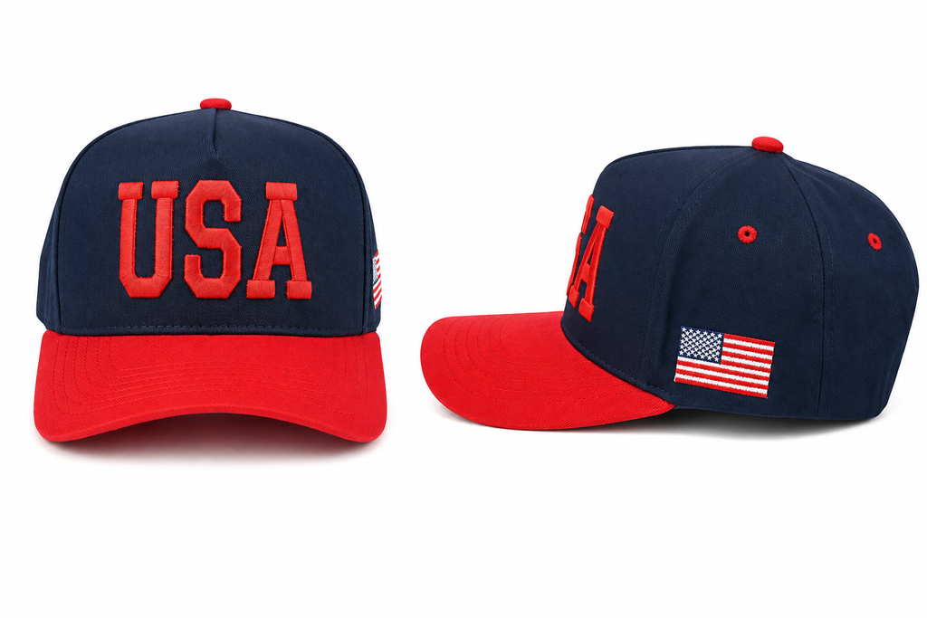 USA I Structured Snapback Hat | Premium Cap | Sheabyrd Design Lab