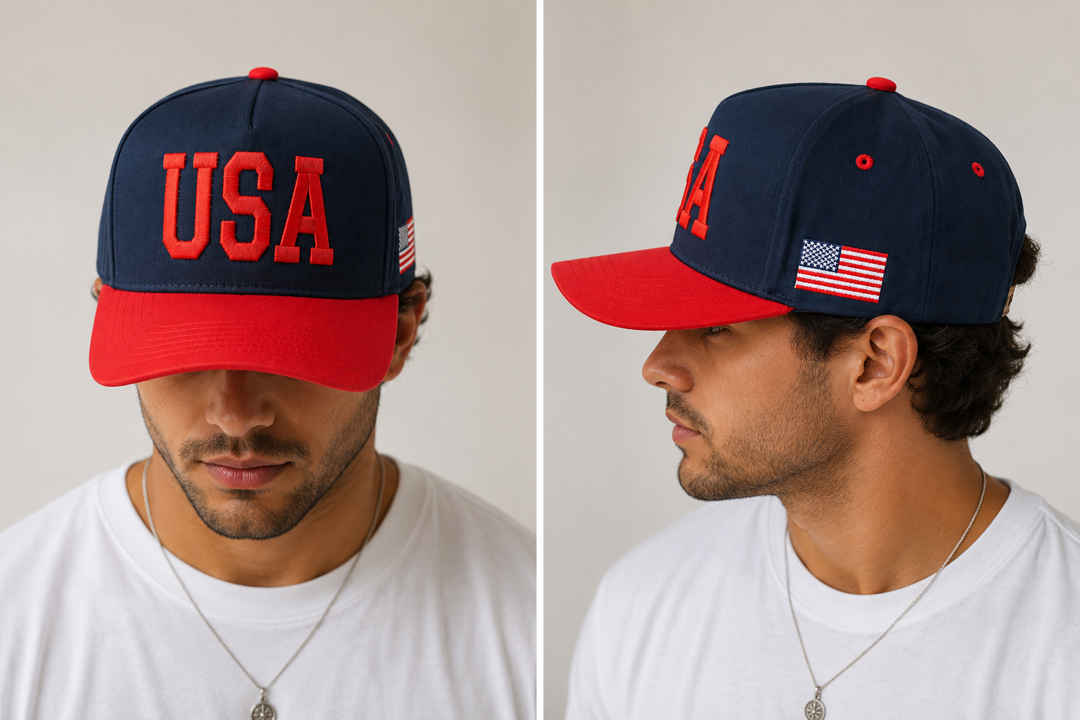 USA I Structured Snapback Hat | Premium Cap | Sheabyrd Design Lab