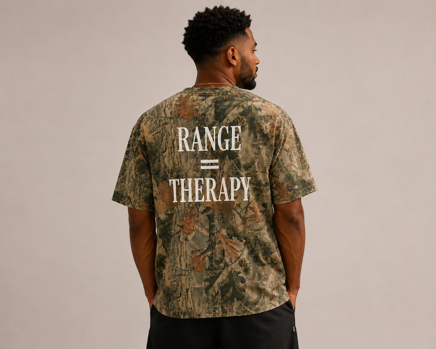 The Range is Therapy Movement. Range = Therapy™ | Premium Graphic Golf T-Shirt | Sheabyrd Design Lab