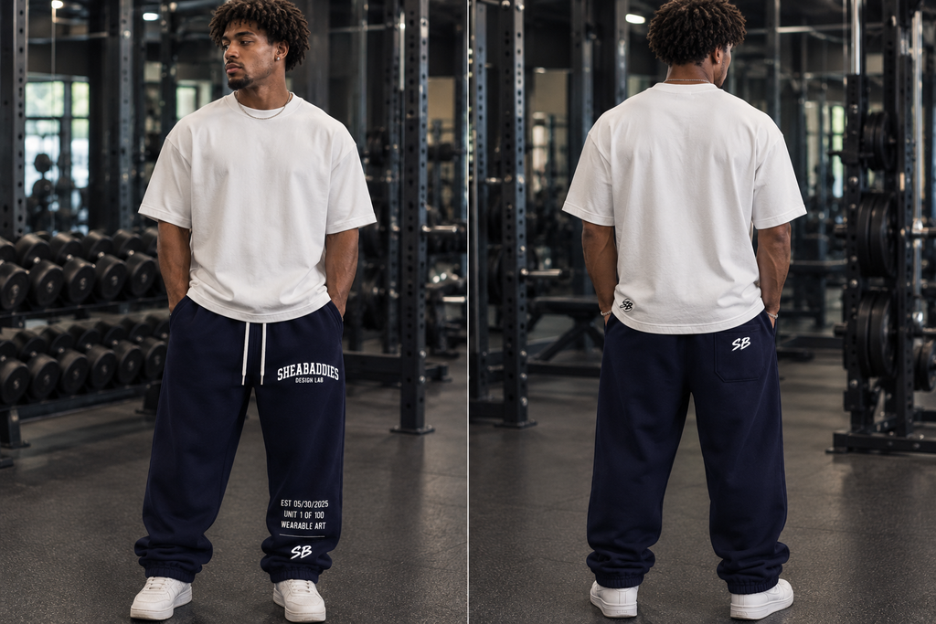 Heavyweight Cotton Sweatpants | Premium Streetwear Sweats | Sheabyrd Design Lab