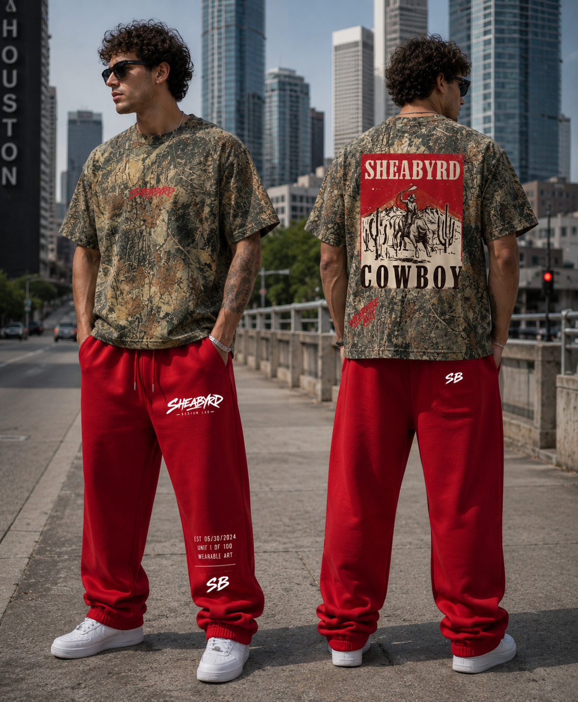 Heavyweight Cotton Sweatpants | Premium Streetwear Sweats | Sheabyrd Design Lab