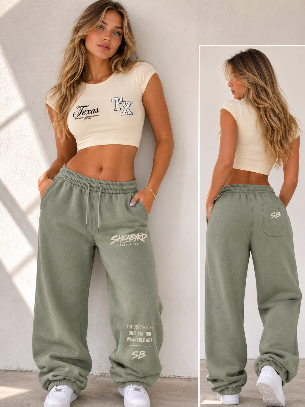 Heavyweight Cotton Sweatpants | Premium Streetwear Sweats | Sheabyrd Design Lab