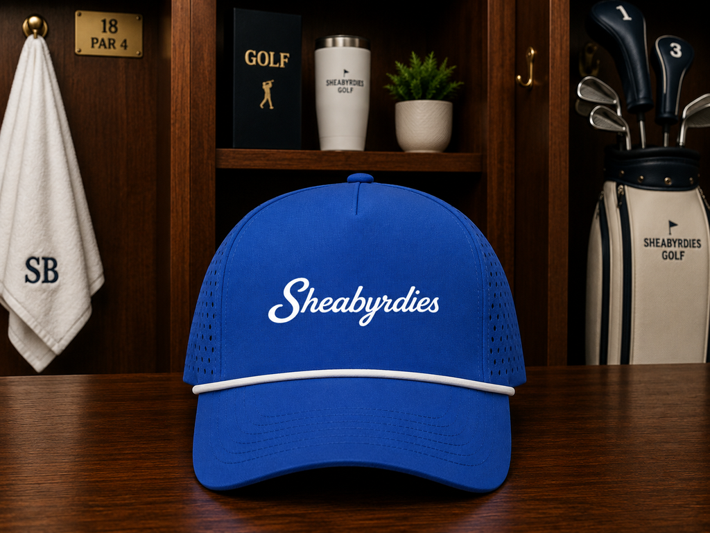 Sheabyrdies Golf hat | Performance Golf Hat | Sheabyrdies by Sheabyrd Design Lab