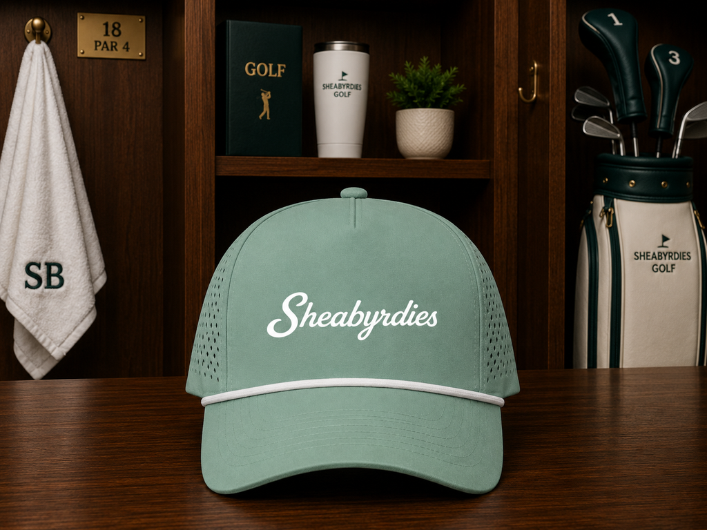 Sheabyrdies Golf hat | Performance Golf Hat | Sheabyrdies by Sheabyrd Design Lab