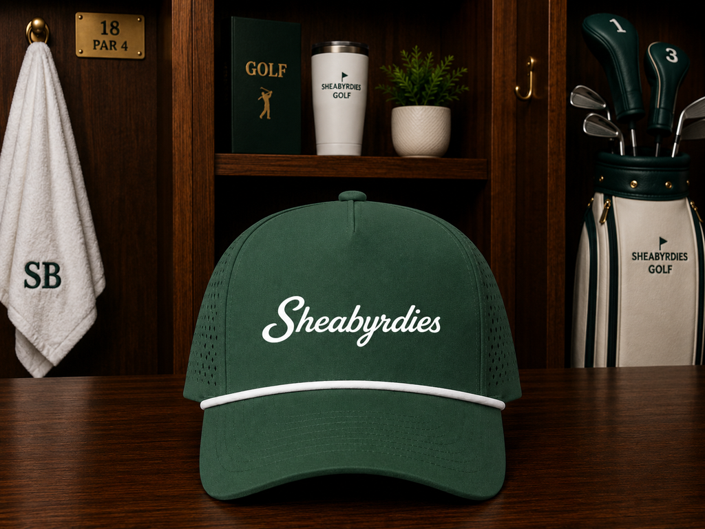 Sheabyrdies Golf hat | Performance Golf Hat | Sheabyrdies by Sheabyrd Design Lab