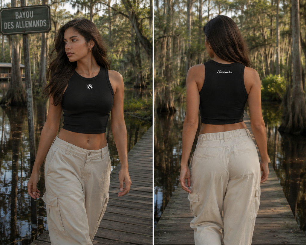 Sheabaddies Performance Crop Tank | Sheabaddies™ by Sheabyrd Design Lab