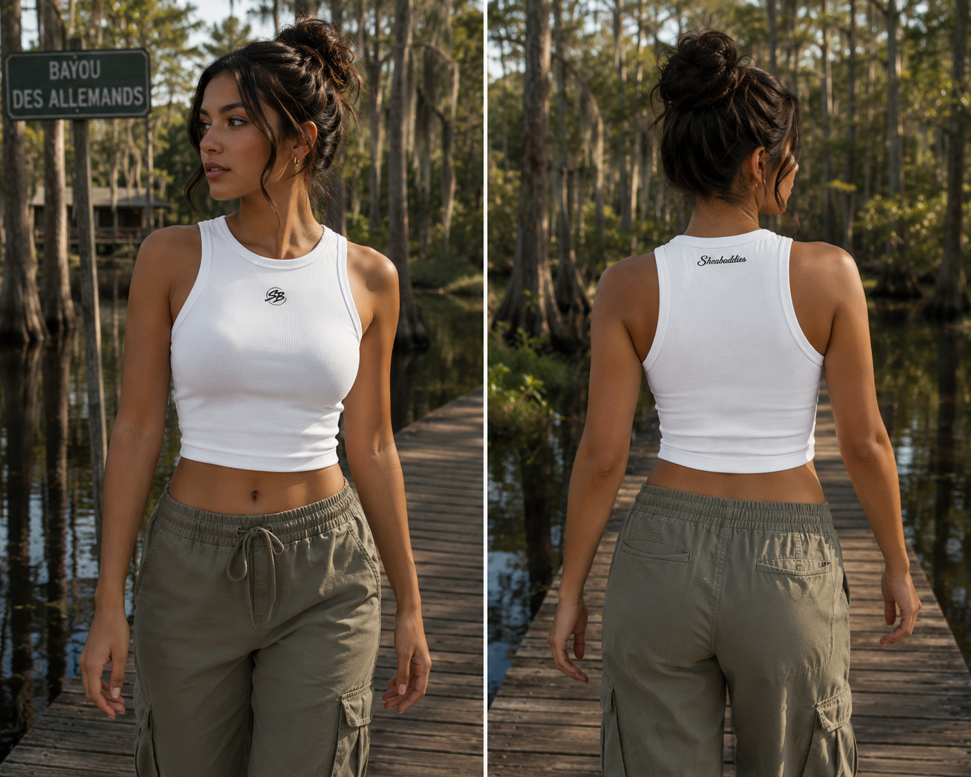 Sheabaddies Performance Crop Tank | Sheabaddies™ by Sheabyrd Design Lab