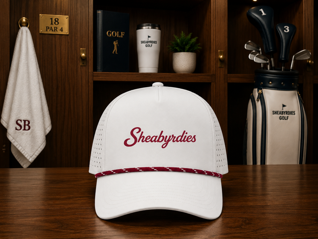Sheabyrdies Golf hat | Performance Golf Hat | Sheabyrdies by Sheabyrd Design Lab