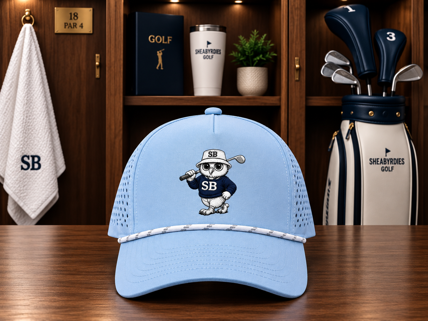 Sheabyrdies Golf hat | Performance Golf Hat | Sheabyrdies by Sheabyrd Design Lab