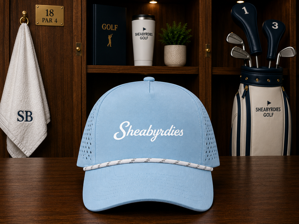 Sheabyrdies Golf hat | Performance Golf Hat | Sheabyrdies by Sheabyrd Design Lab