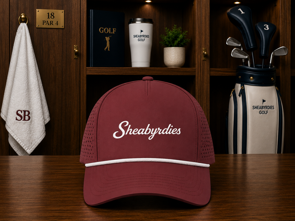 Sheabyrdies Golf hat | Performance Golf Hat | Sheabyrdies by Sheabyrd Design Lab