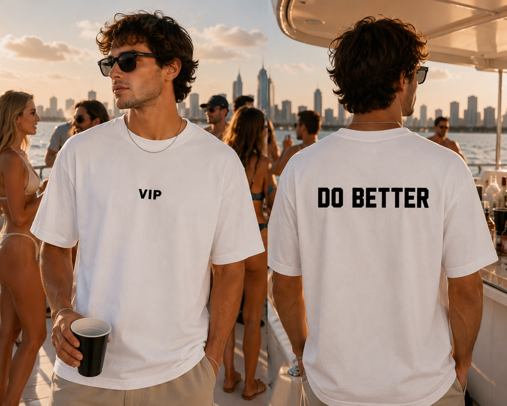 VIP Do Better | Premium Heavyweight 100% Cotton Tees | Sheabyrd Design Lab Collab