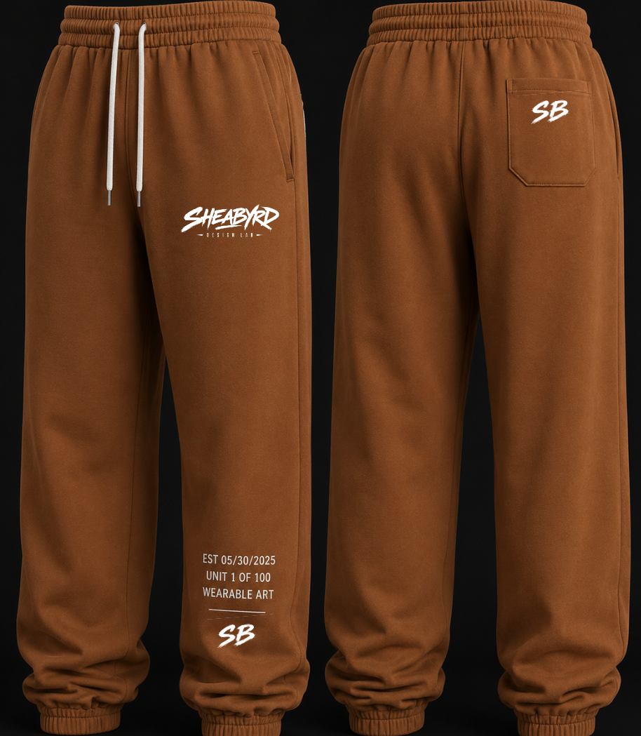 Heavyweight Cotton Sweatpants | Premium Streetwear Sweats | Sheabyrd Design Lab