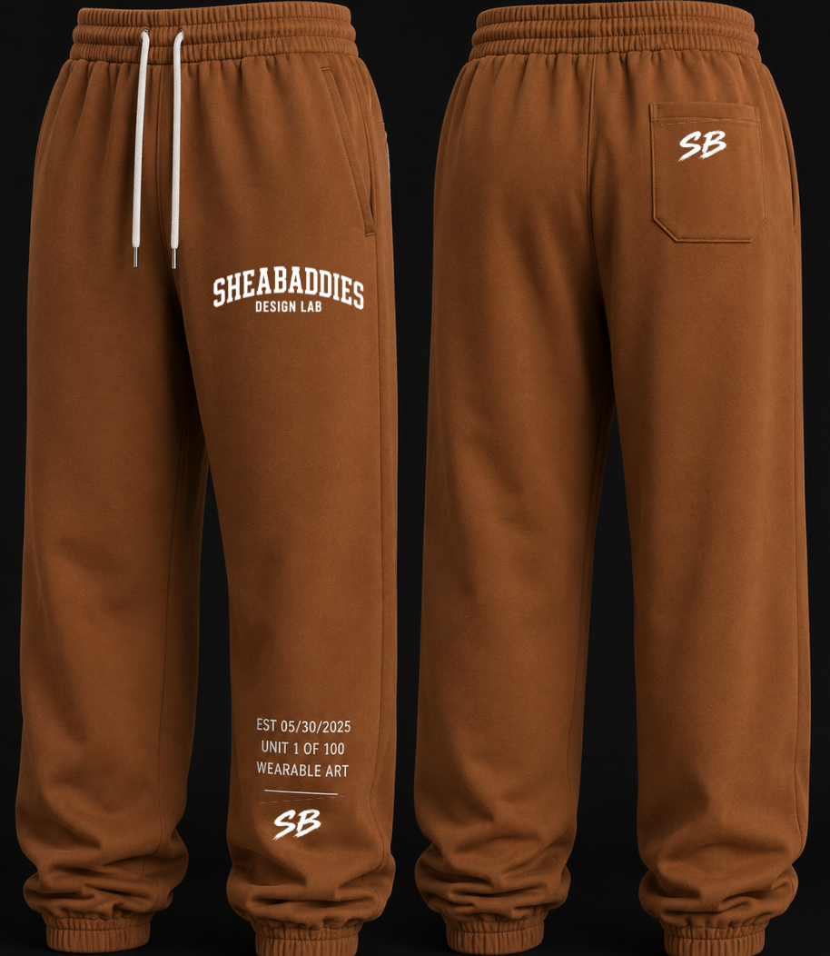 Heavyweight Cotton Sweatpants | Premium Streetwear Sweats | Sheabyrd Design Lab