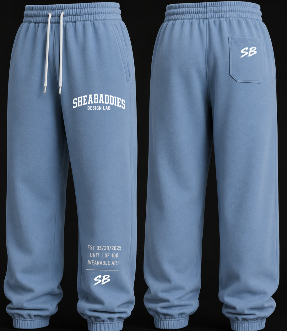 Heavyweight Cotton Sweatpants | Premium Streetwear Sweats | Sheabyrd Design Lab
