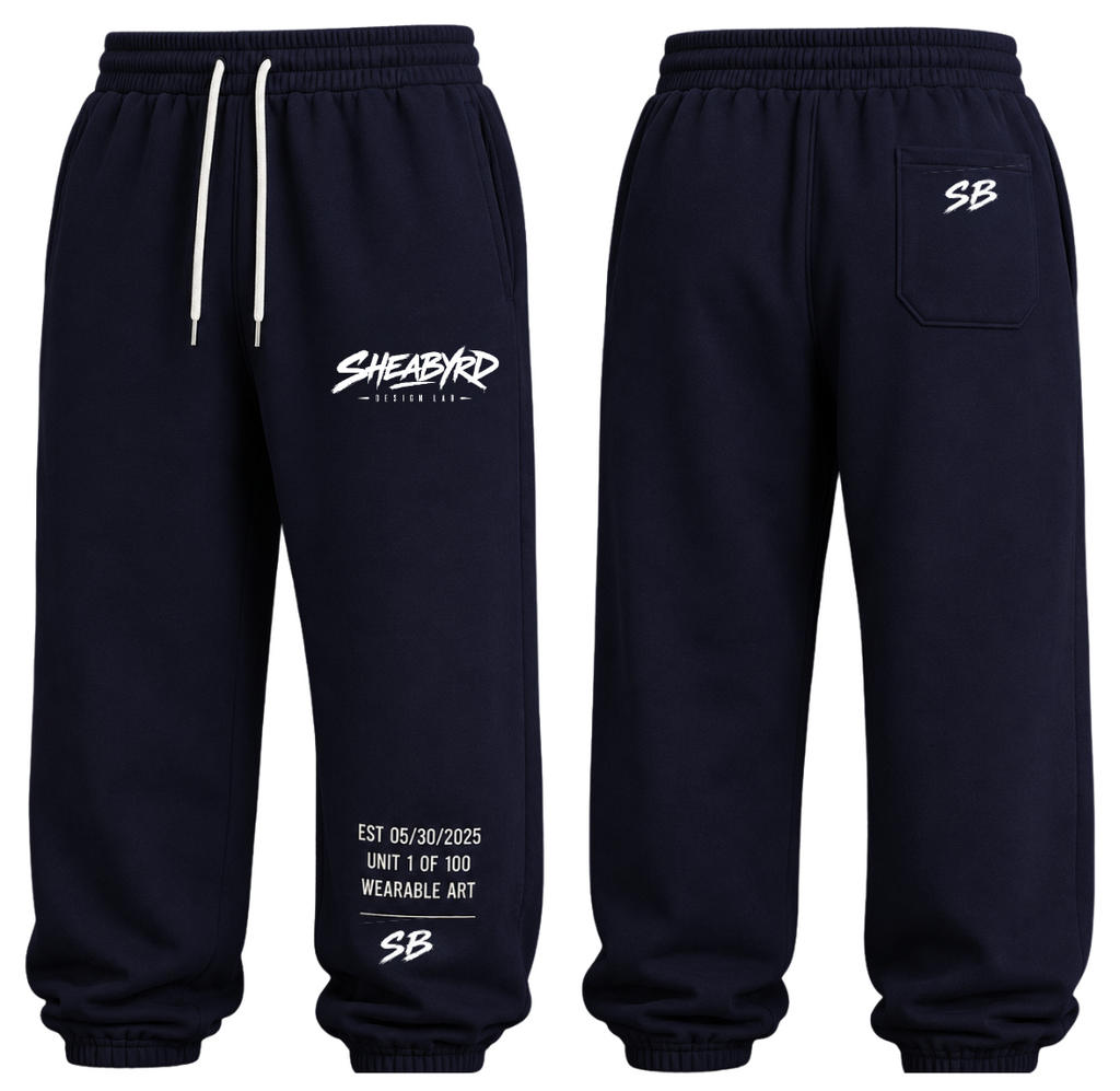 Heavyweight Cotton Sweatpants | Premium Streetwear Sweats | Sheabyrd Design Lab