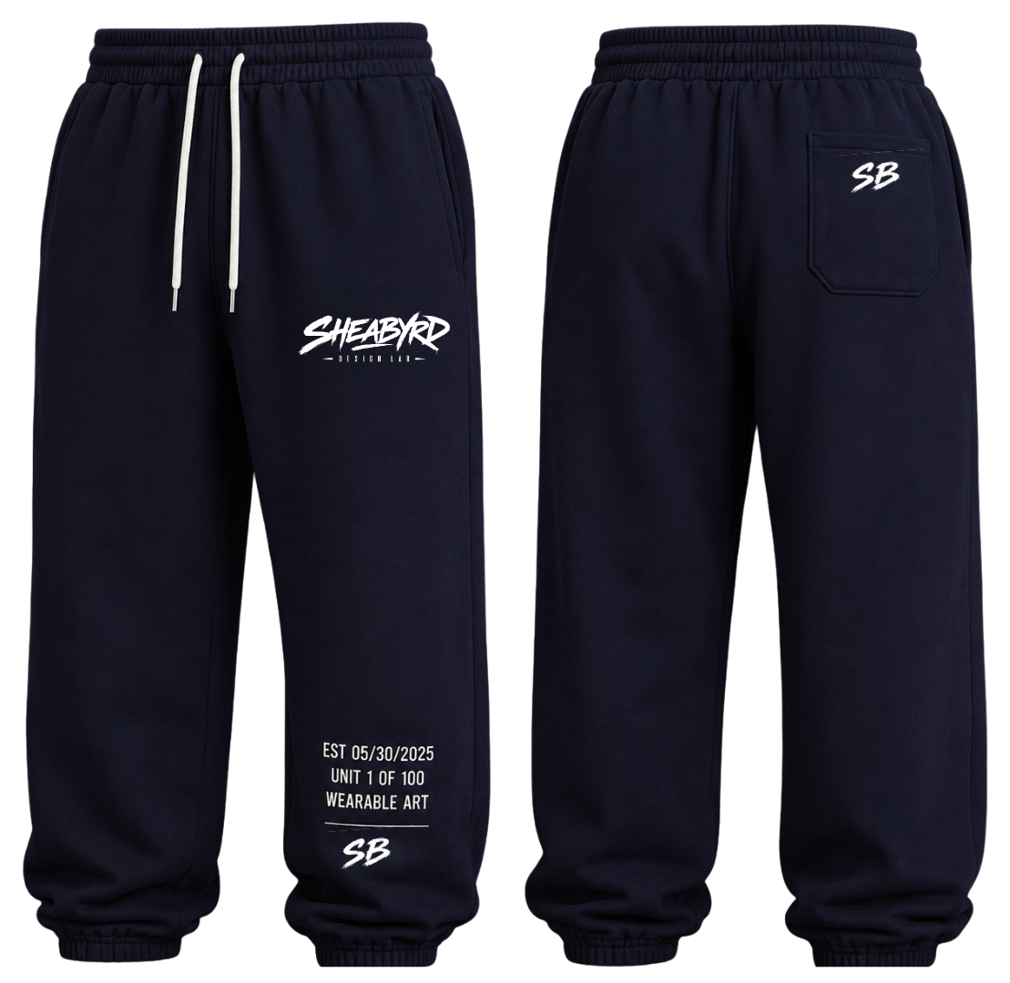 Heavyweight Cotton Sweatpants | Premium Streetwear Sweats | Sheabyrd Design Lab