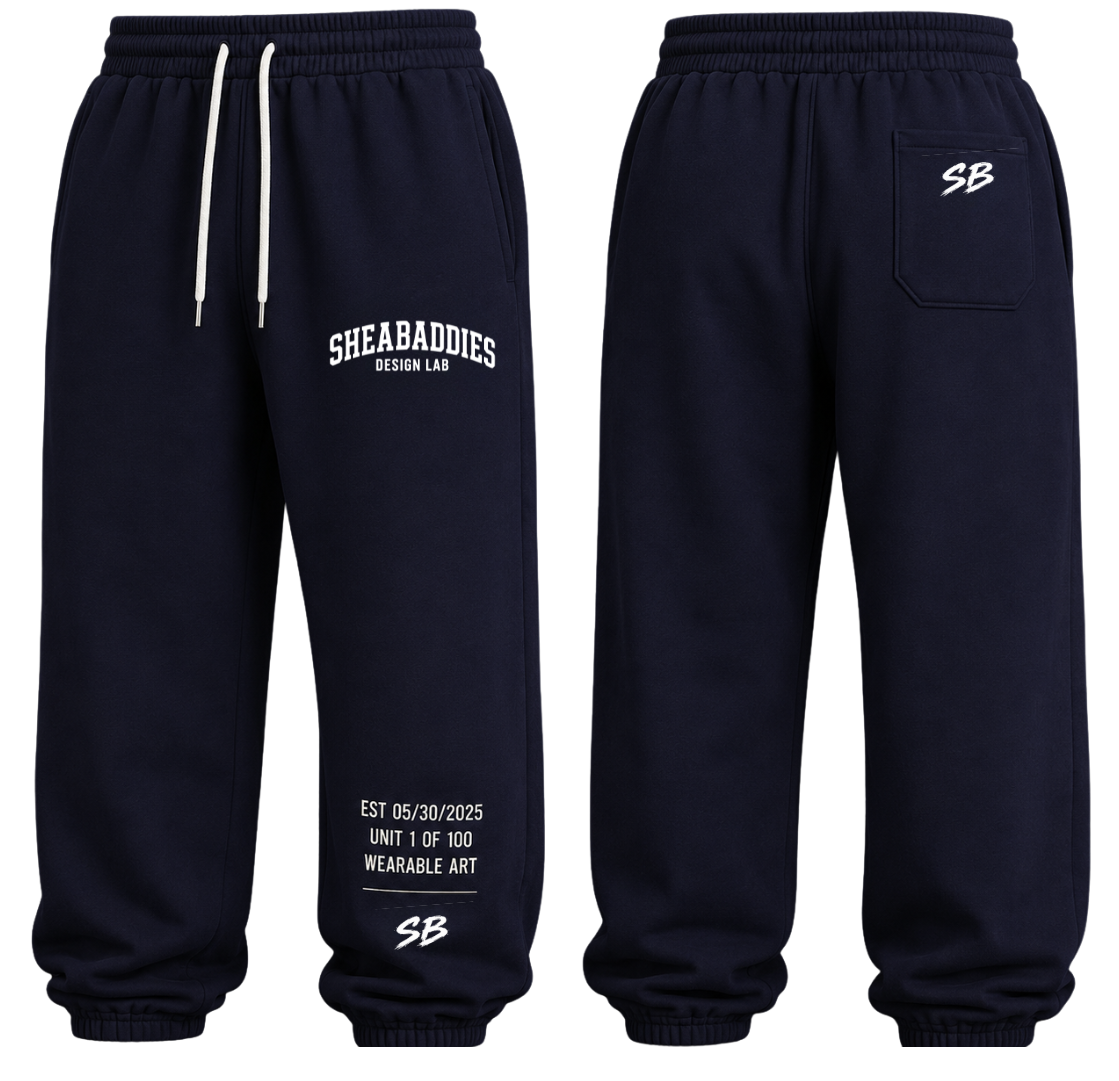 Heavyweight Cotton Sweatpants | Premium Streetwear Sweats | Sheabyrd Design Lab