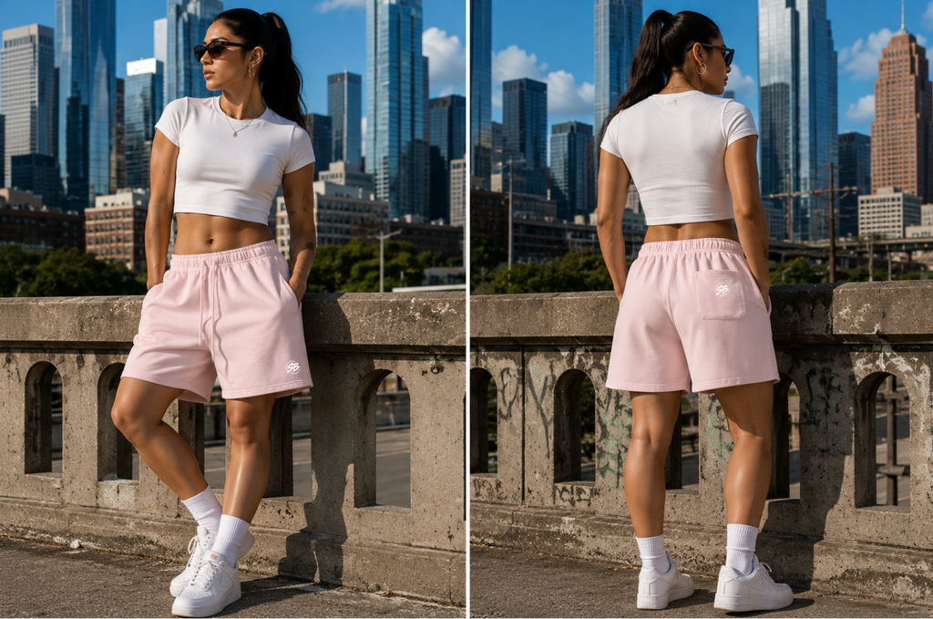 Sheabyrd Design Lab Oversized Fleece Shorts | Premium Heavyweight Streetwear