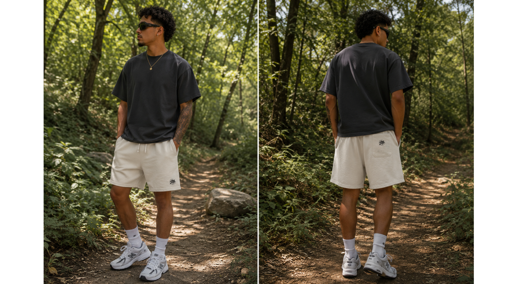 Sheabyrd Design Lab Oversized Fleece Shorts | Premium Heavyweight Streetwear