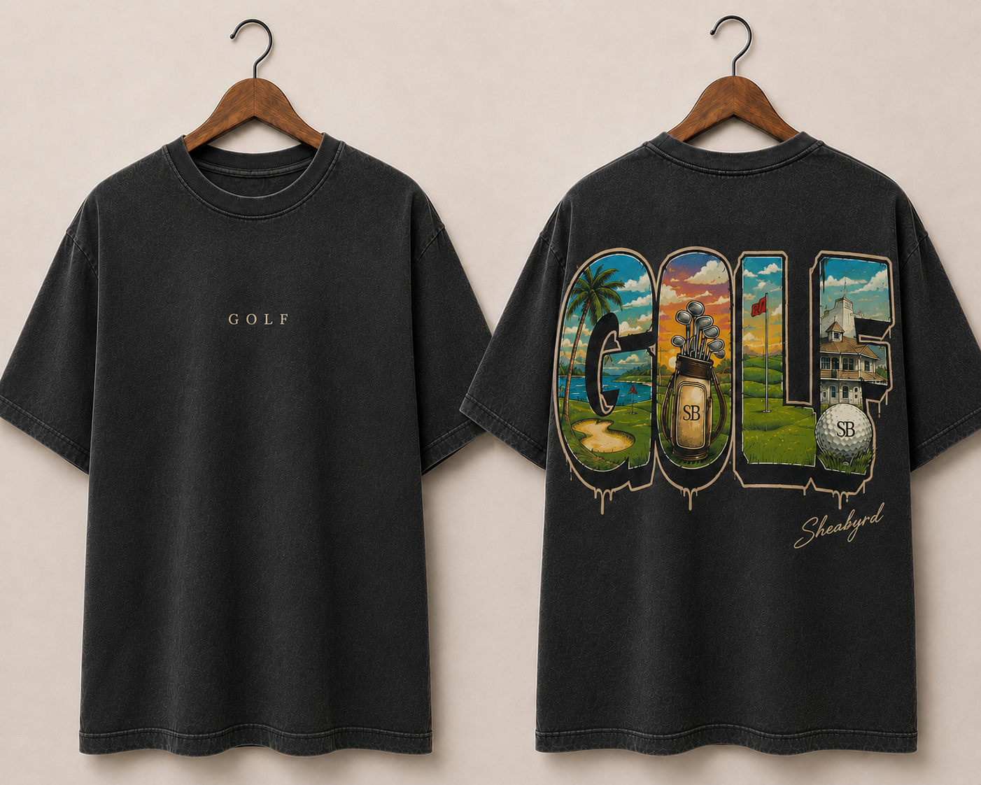 Sheabyrdies Premium Graphic Golf Tee | Performance Golf T-Shirt | Sheabyrd Design Lab