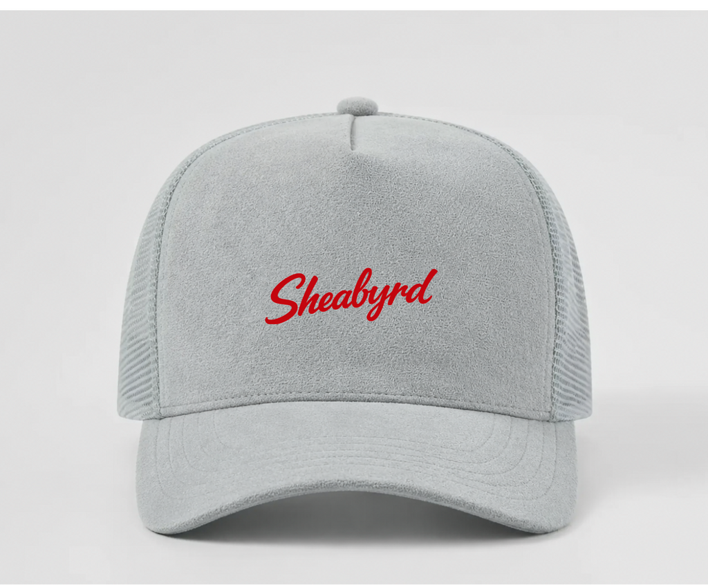 Sheabyrd Suede Trucker Hat | Premium Snapback Mesh Cap | Unisex Lifestyle Hat