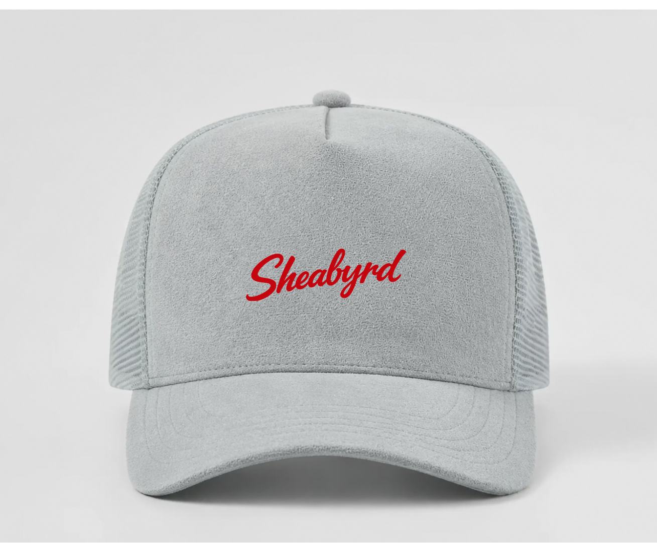 Sheabyrd Suede Trucker Hat | Premium Snapback Mesh Cap | Unisex Lifestyle Hat