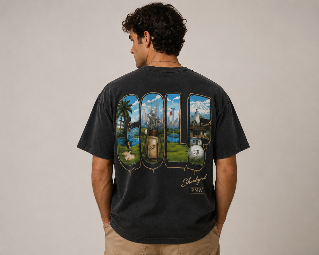 Sheabyrdies Premium Graphic Golf Tee | Performance Golf T-Shirt | Sheabyrd Design Lab