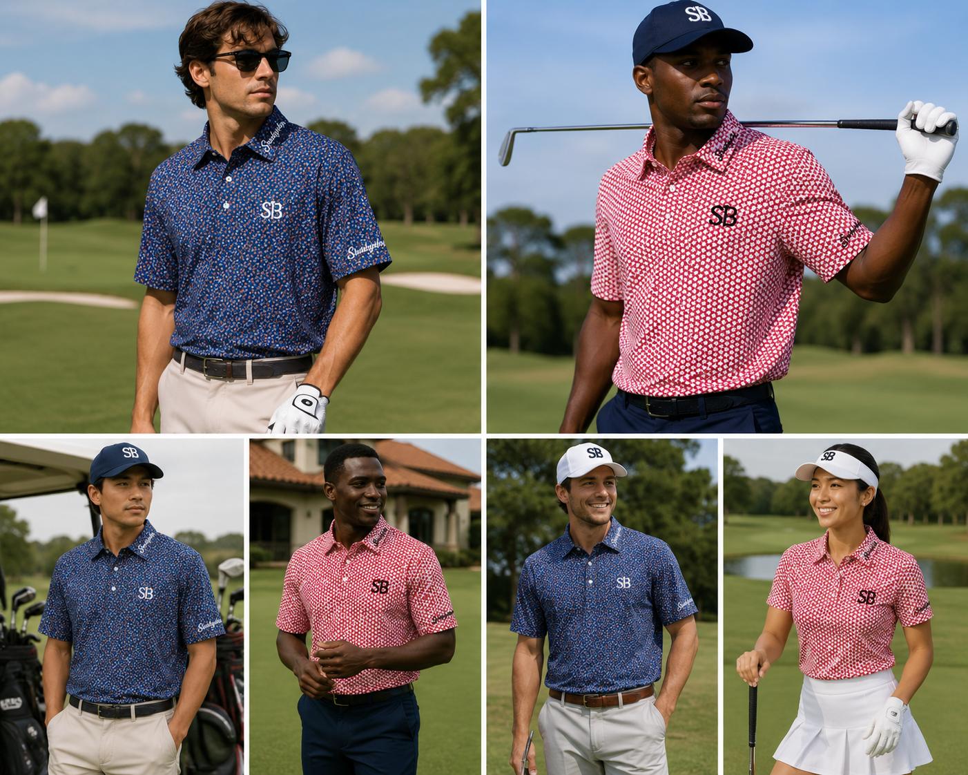 Sheabyrdies Premium Golf Polo (PREORDER) I Premium Material Structured Collared Polo