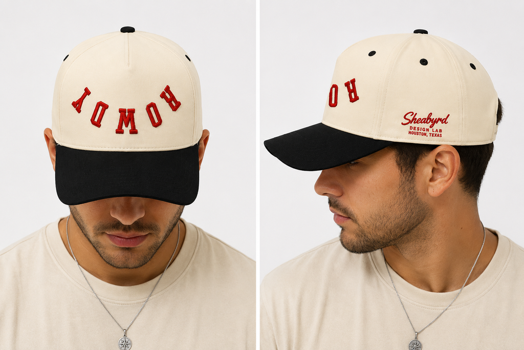 ROWDY | Structured Snapback Hat | Premium Western Trucker Cap | Sheabyrd Design Lab