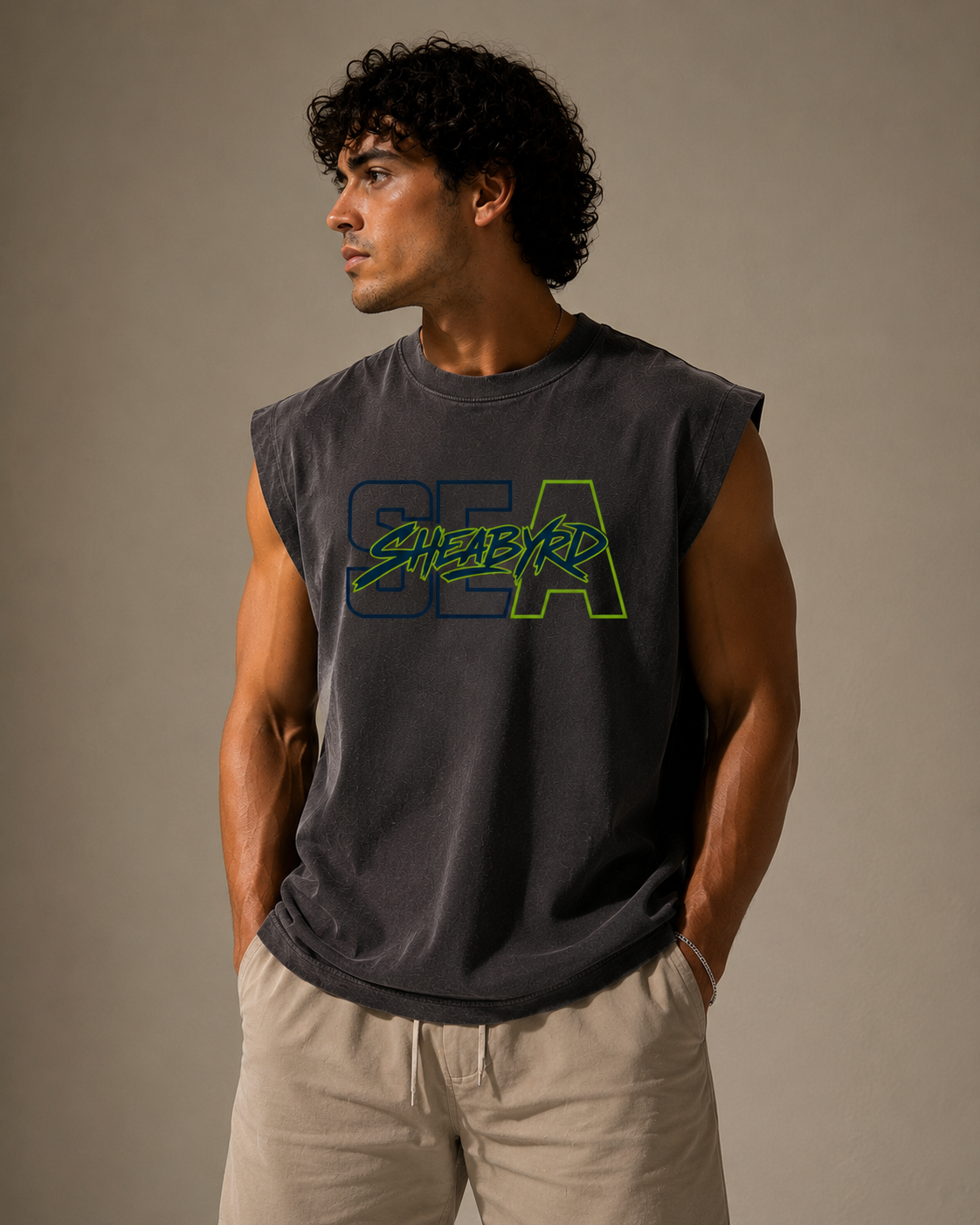 SEA Oversized Cut-Off Tank | Premium Sleeveless Streetwear Tee