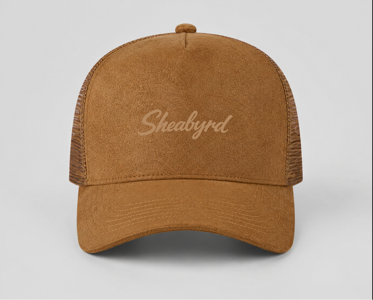 Sheabyrd Suede Trucker Hats | Premium Snapback Mesh Cap | Unisex Lifestyle Hat