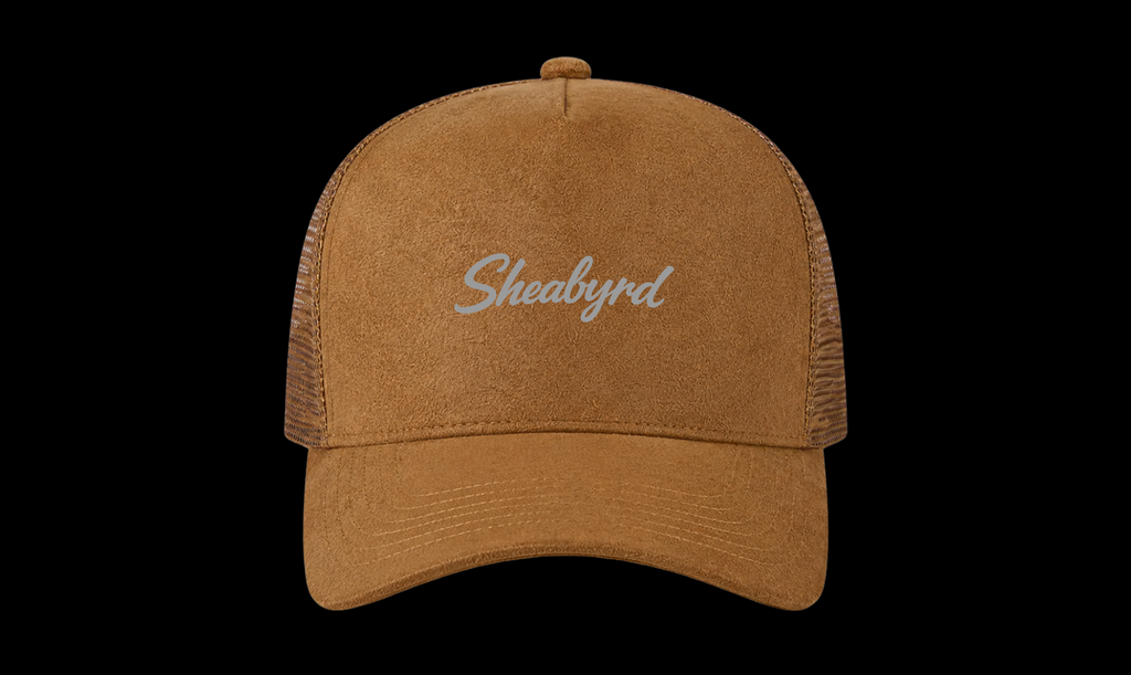 Sheabyrd Suede Trucker Hats | Premium Snapback Mesh Cap | Unisex Lifestyle Hat