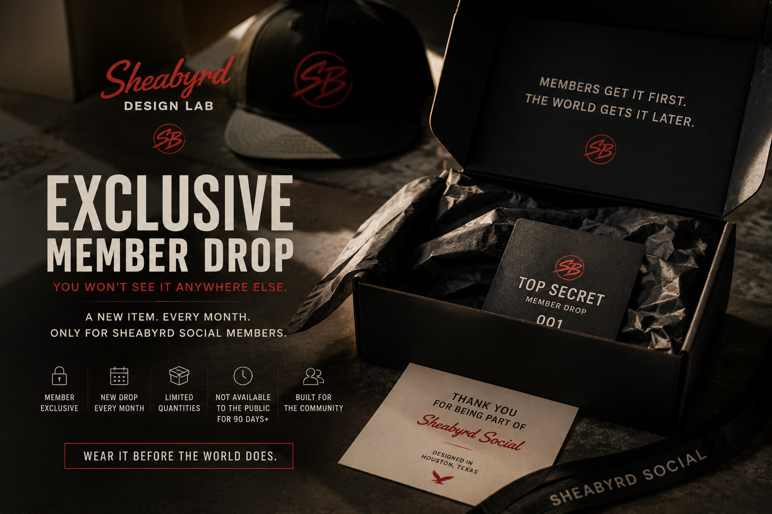 Sheabyrd Social Membership | Exclusive Apparel Membership