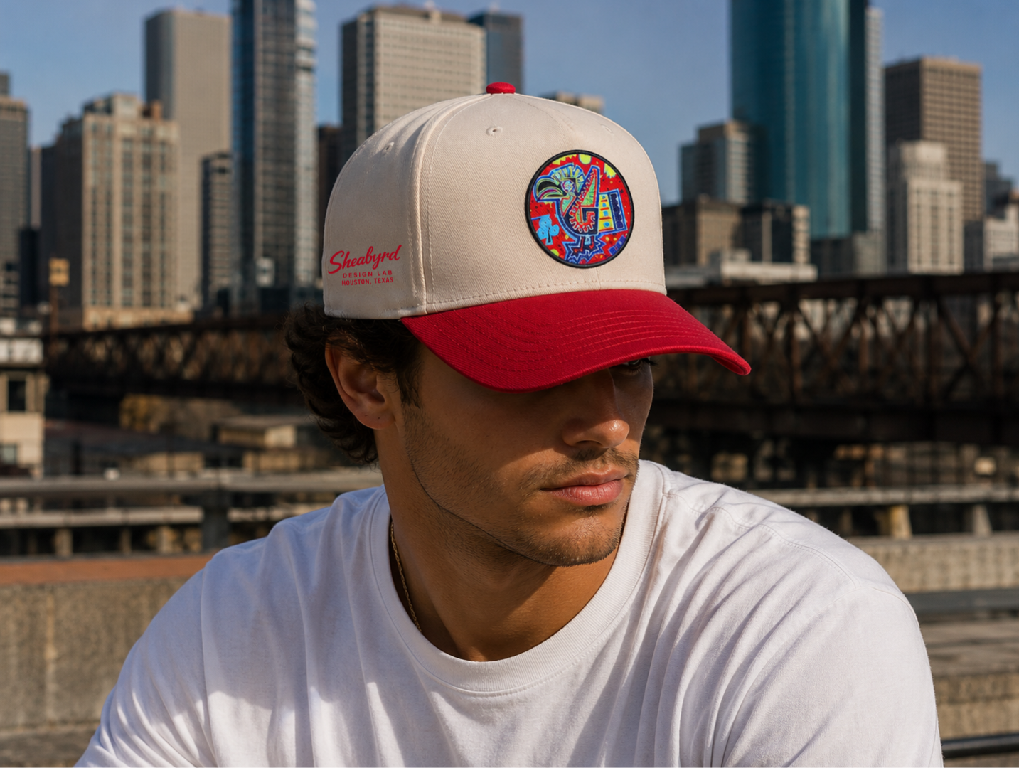 Sheabyrd Essentials Hat | Snapback Structured Front 5 panel cap | Sheabyrd Design Lab