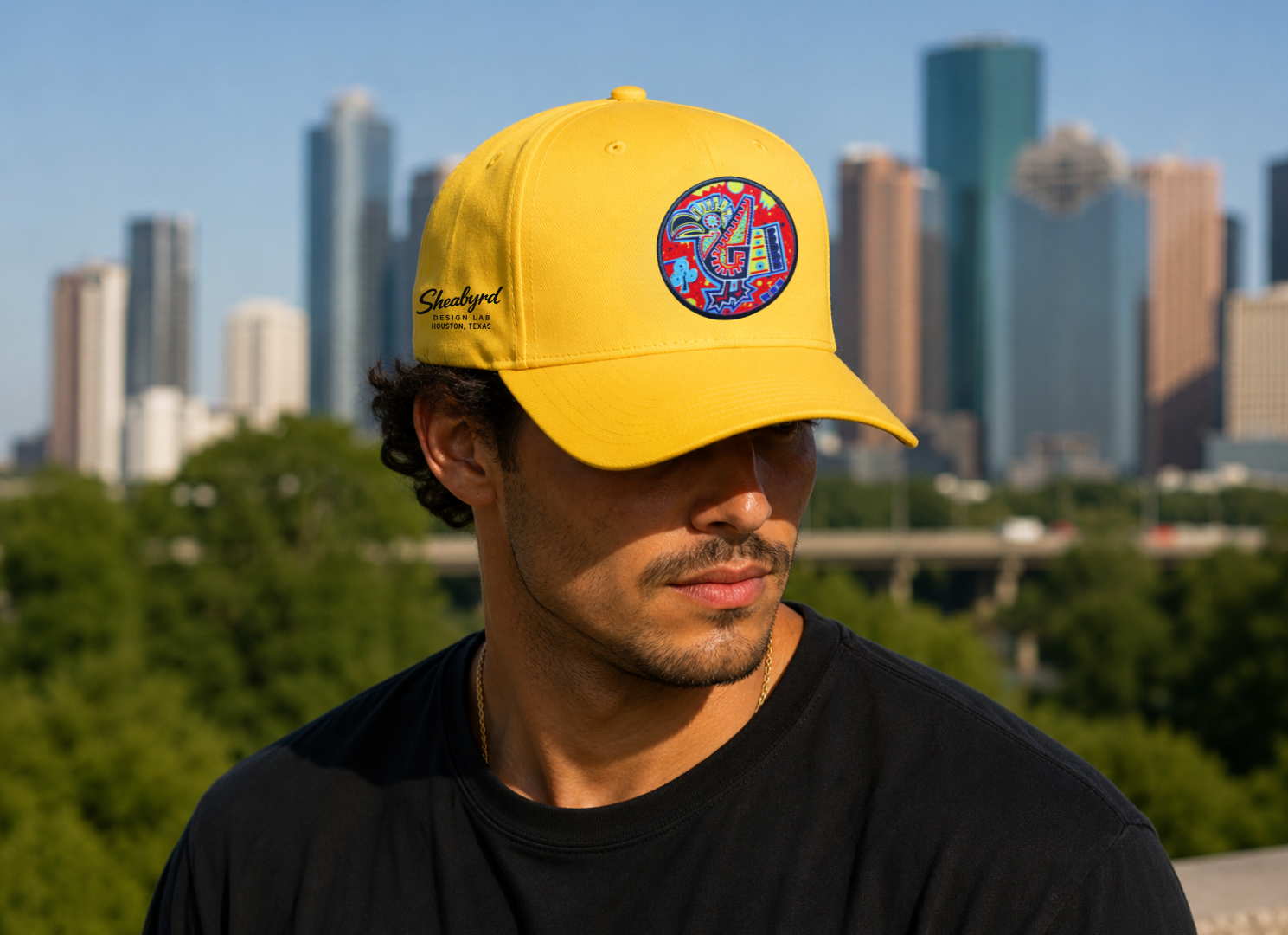 Sheabyrd Essentials Hat | Snapback Structured Front 5 panel cap | Sheabyrd Design Lab