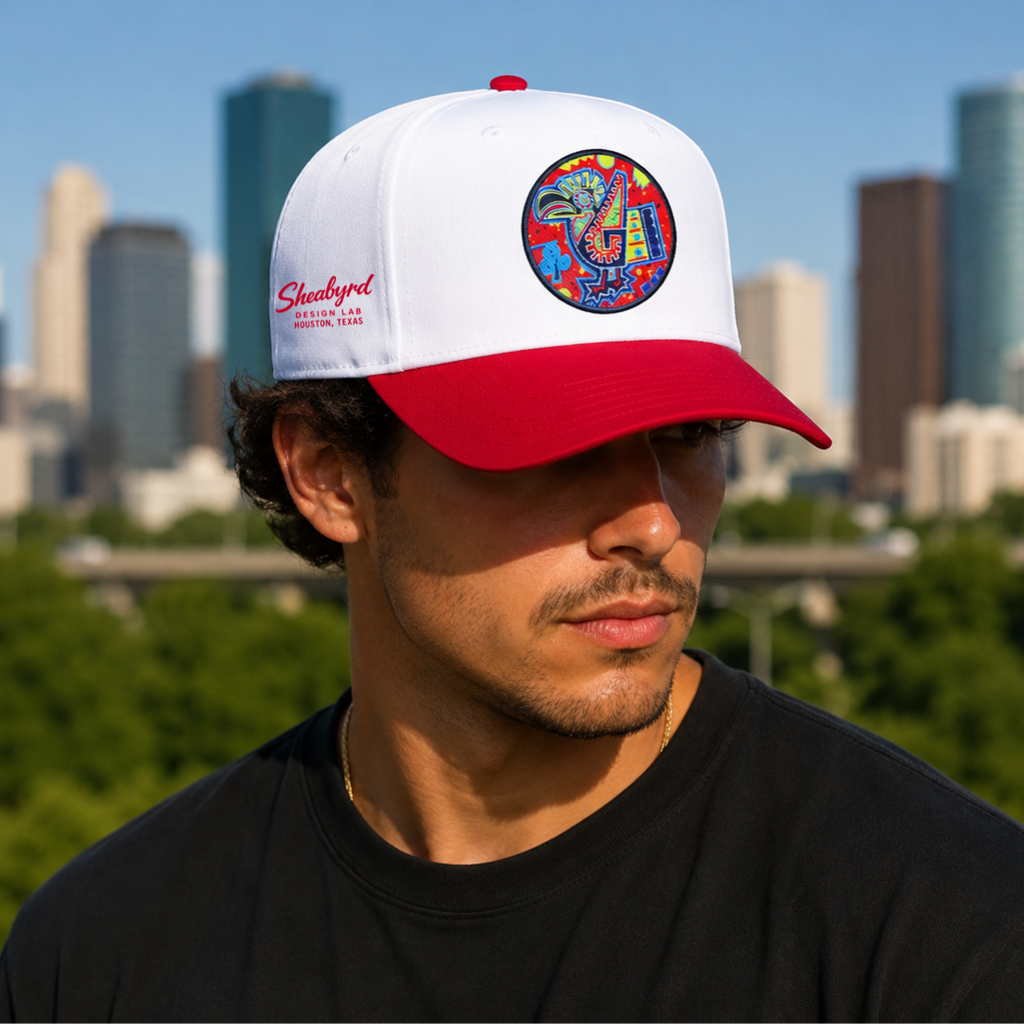 Sheabyrd Essentials Hat | Snapback Structured Front 5 panel cap | Sheabyrd Design Lab