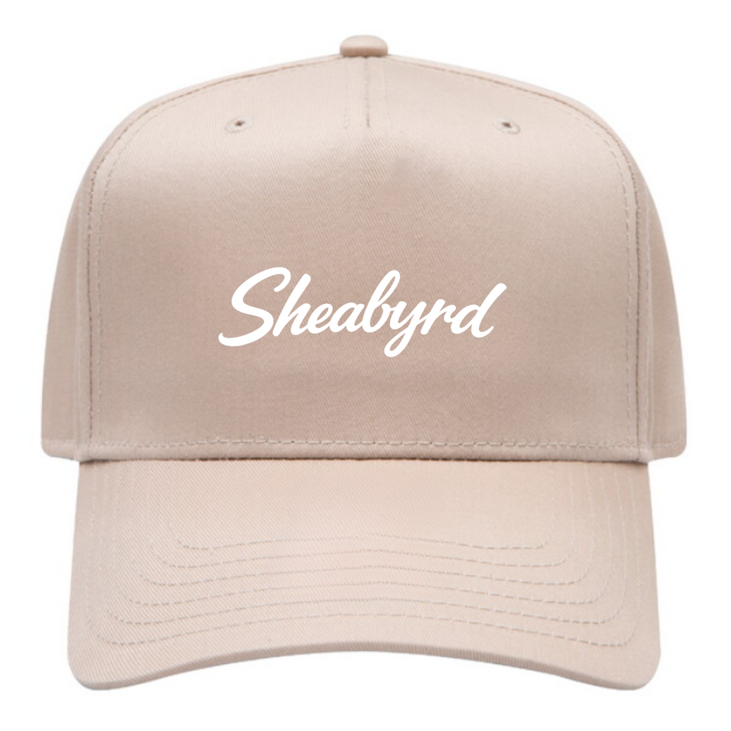 Sheabyrd Essentials Hat | Snapback Structured Front 5 panel cap | Sheabyrd Design Lab