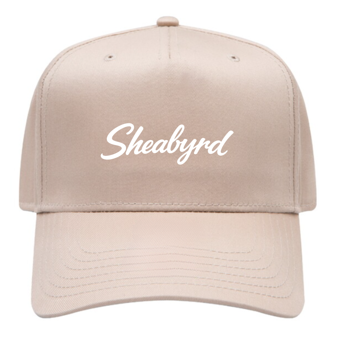 Sheabyrd Essentials Hat | Snapback Structured Front 5 panel cap | Sheabyrd Design Lab