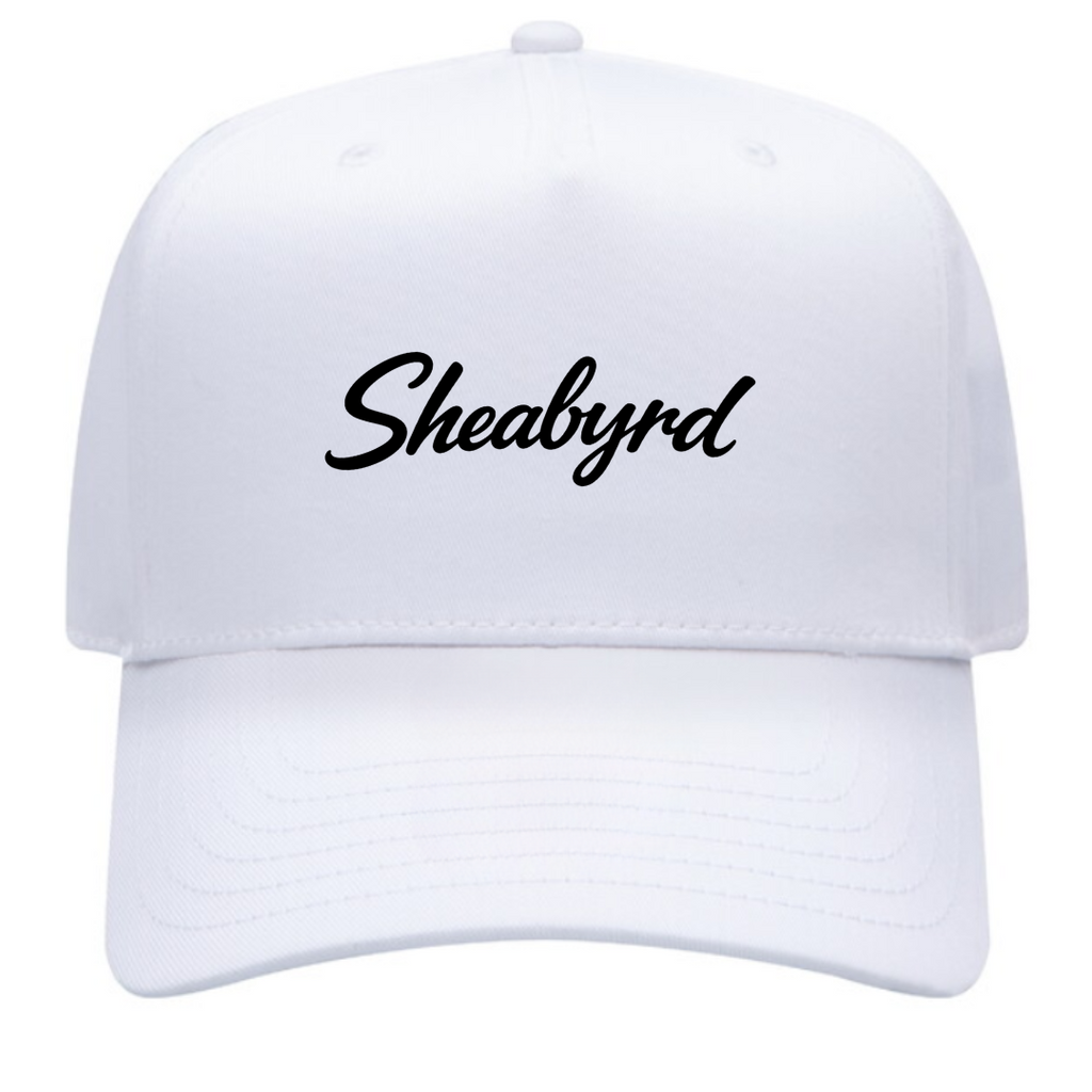 Sheabyrd Essentials Hat | Snapback Structured Front 5 panel cap | Sheabyrd Design Lab
