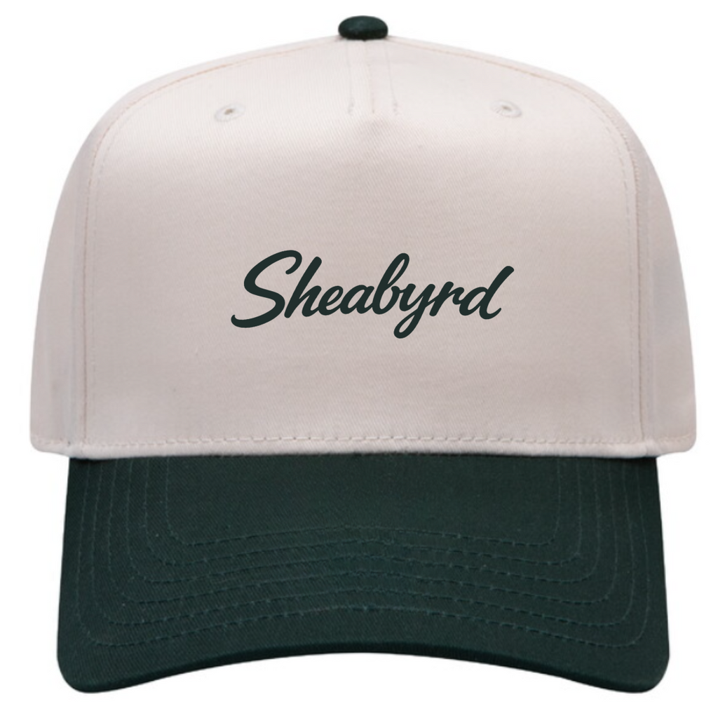 Sheabyrd Essentials Hat | Snapback Structured Front 5 panel cap | Sheabyrd Design Lab