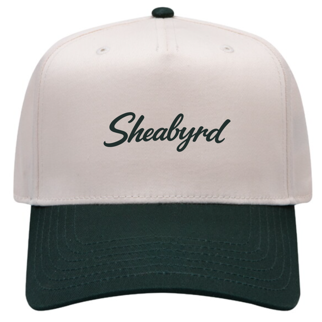 Sheabyrd Essentials Hat | Snapback Structured Front 5 panel cap | Sheabyrd Design Lab
